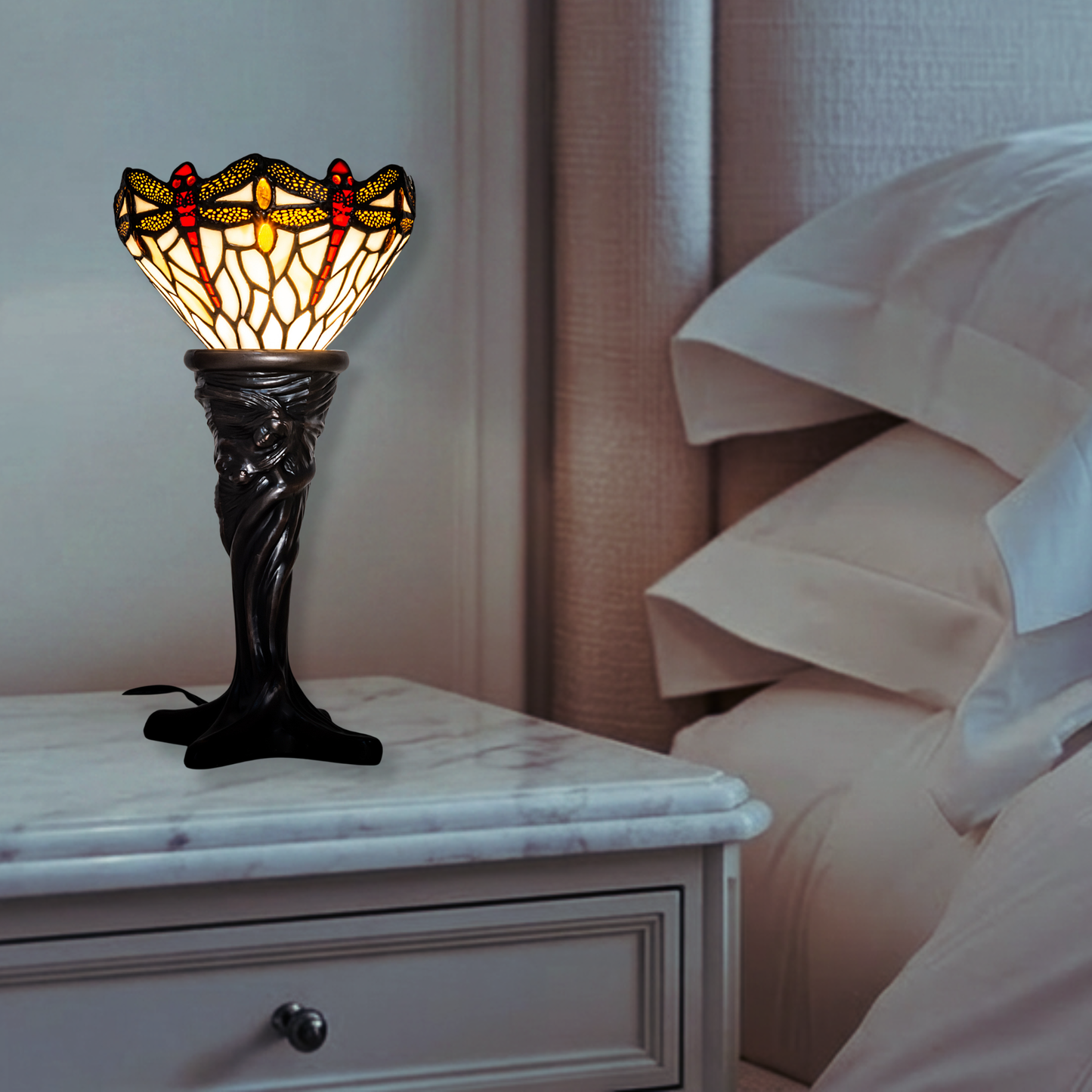 15-inch Tiffany Dragonfly Lamp Hanginghead Mini by Meyda Lighting