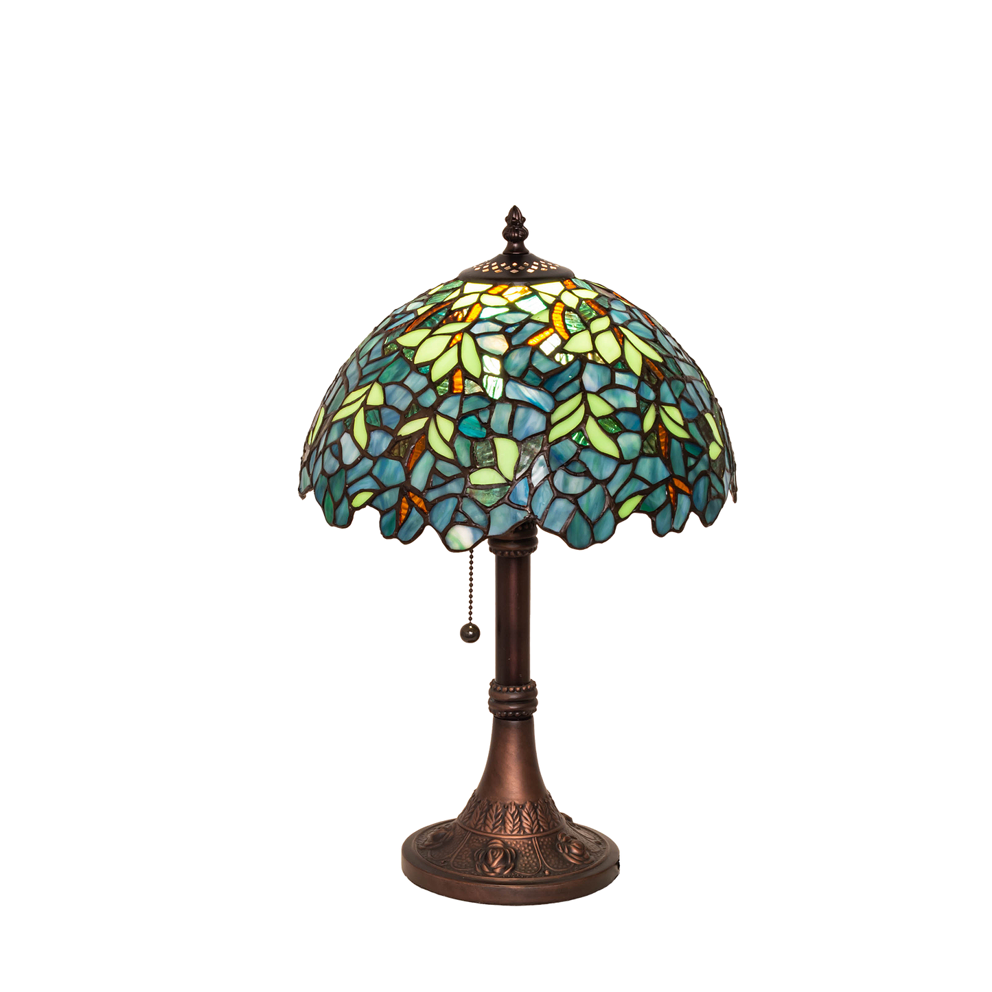 Tiffany Table Lamp Wisteria Nightfall