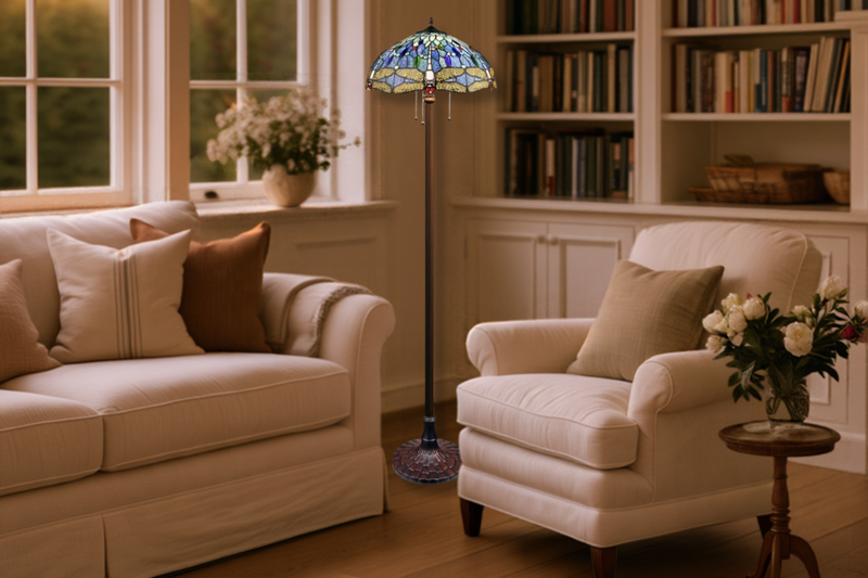 Blue Dragonfly Tiffany Lamps: A Different Take on a Classic Motif