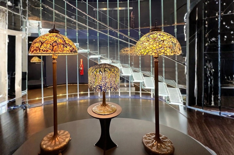 Original Tiffany Lamps in the NY Historical