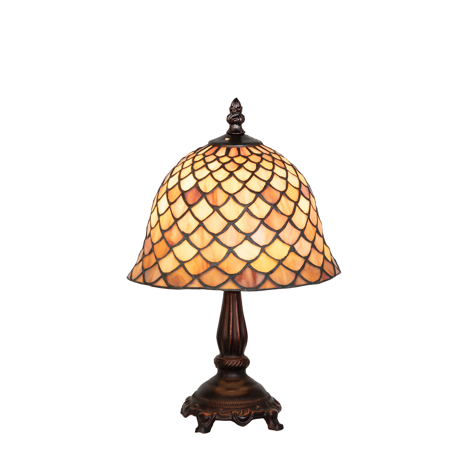 12-inch small tiffany lamp fishscale