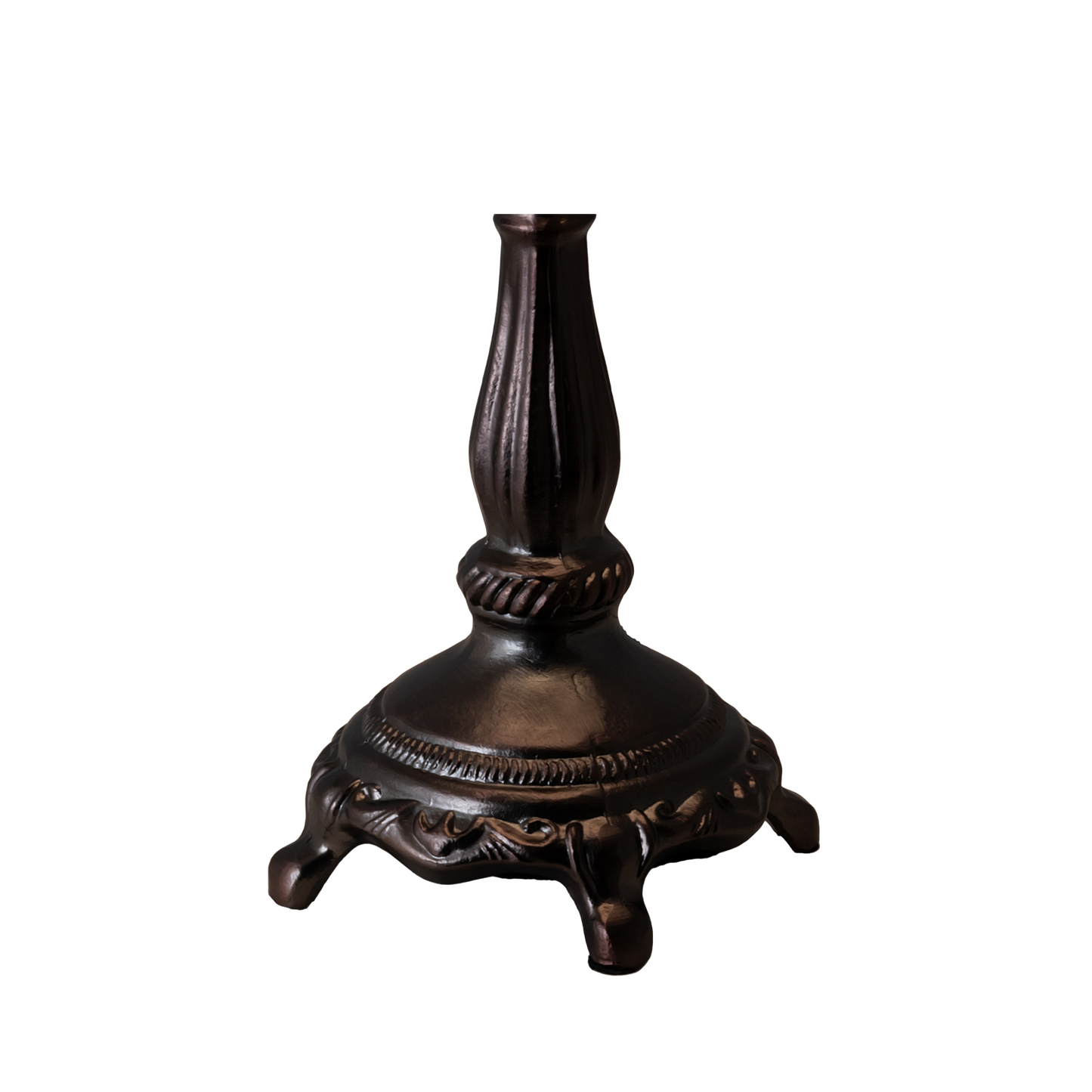 12-inch small tiffany lamp daffodil. Close of of base. 