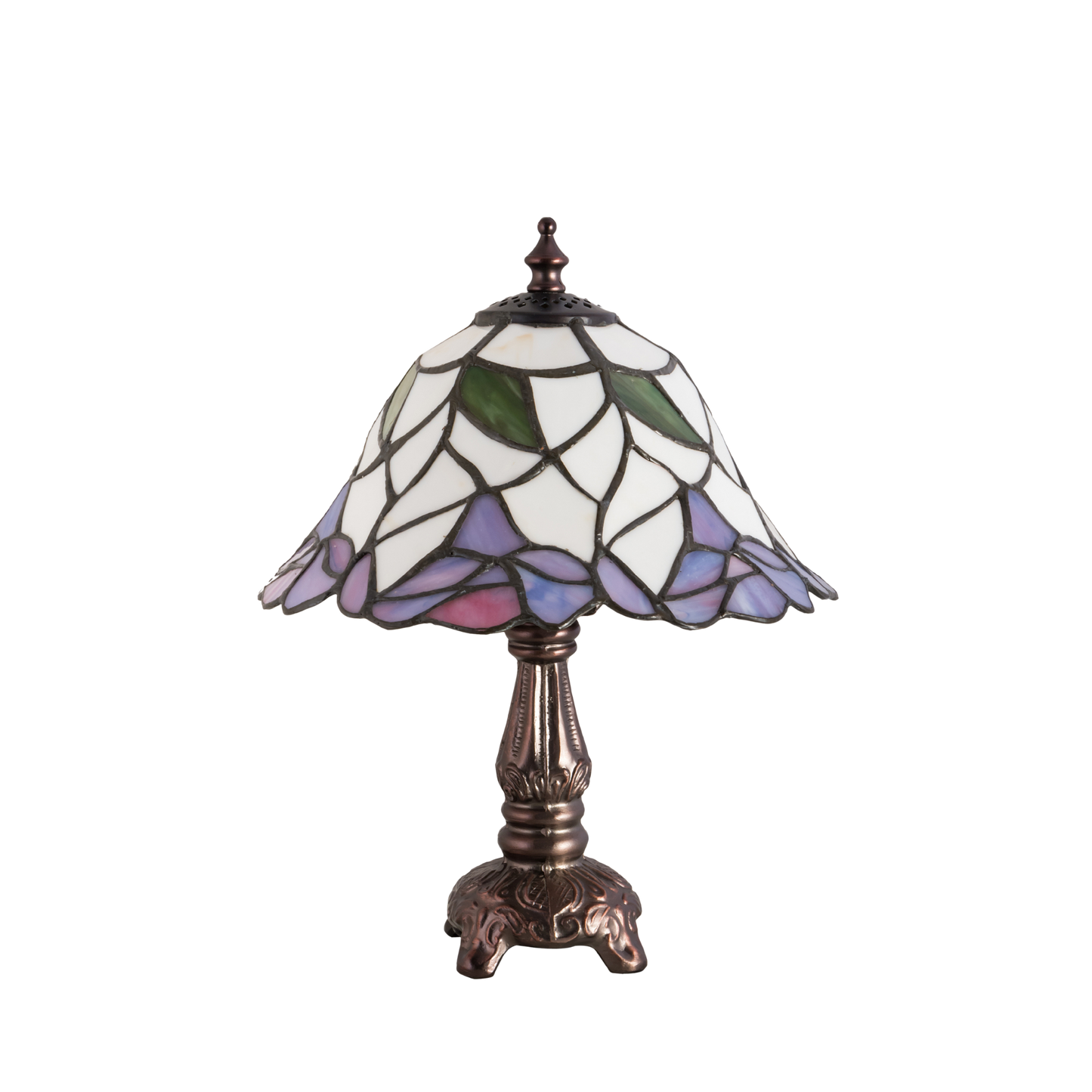 12-inch small tiffany lamp daffodil. Lamp light off. 