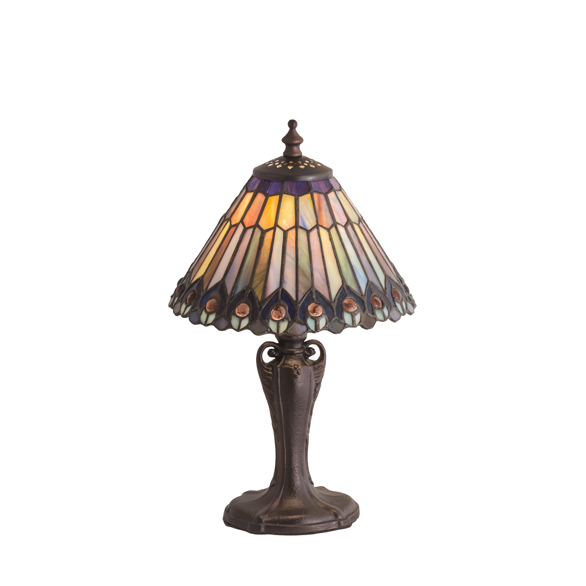 13 inch small tiffany lamp peacock