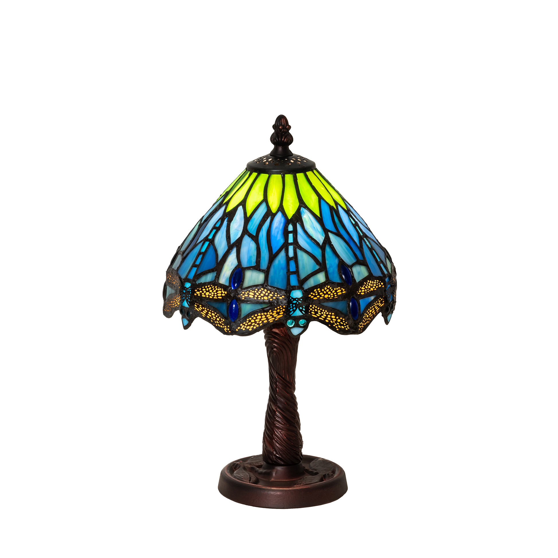 13 inch tiffany dragonfly lamp