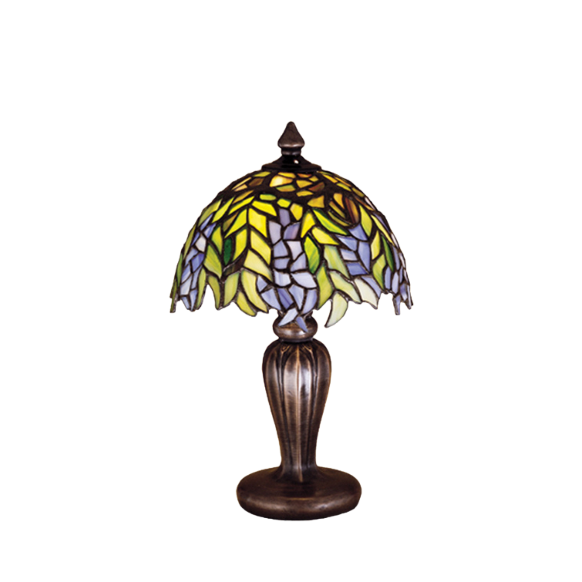 13-inch Tiffany Locust Lamp Honey Mini by Meyda Lighting