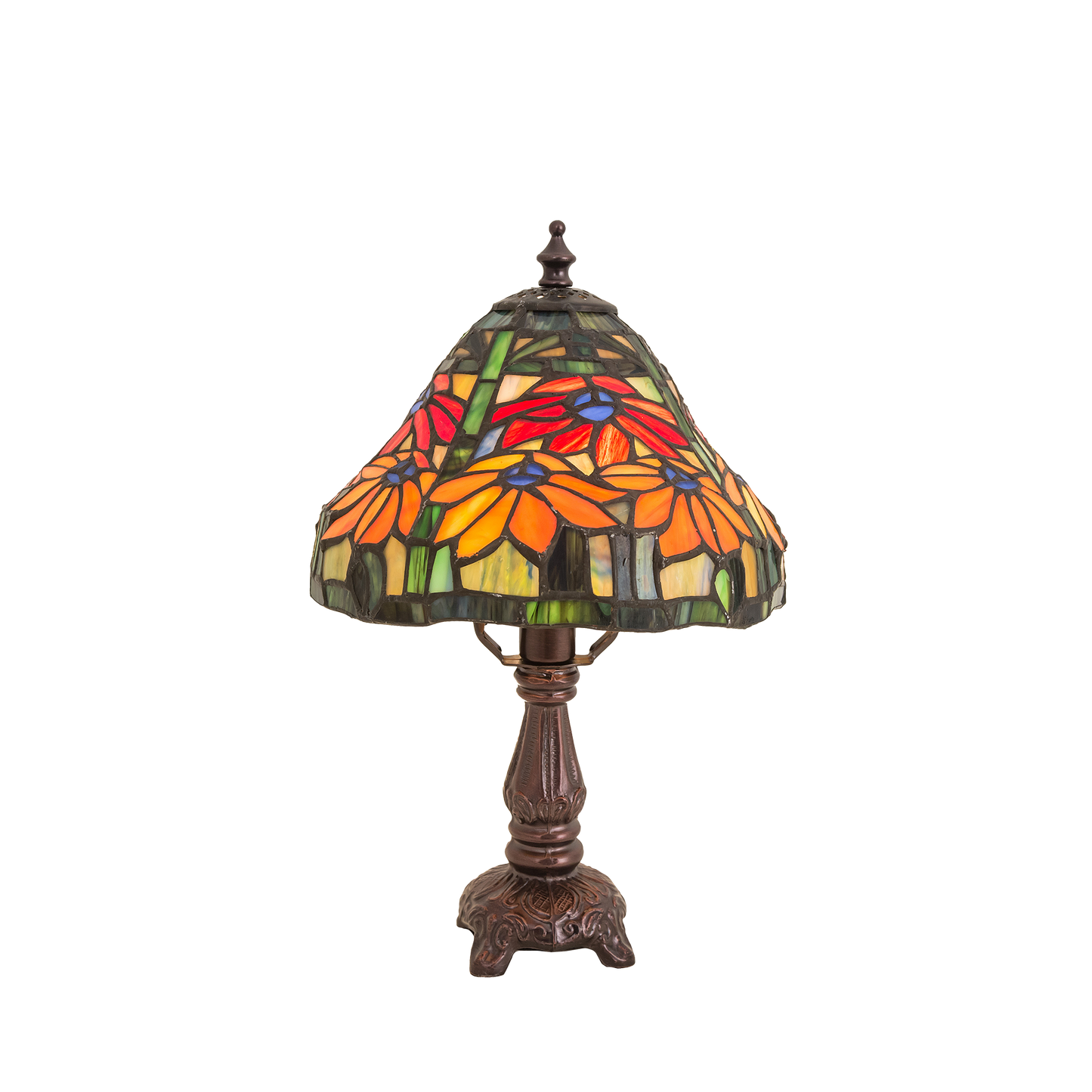 13-inch small tiffany lamp poinsettia