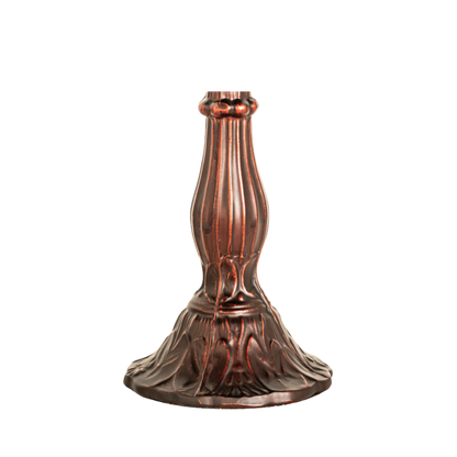 13-inch small tiffany lamp baroque. Close up of base. 