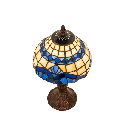 13-inch small tiffany lamp baroque. Top view. 