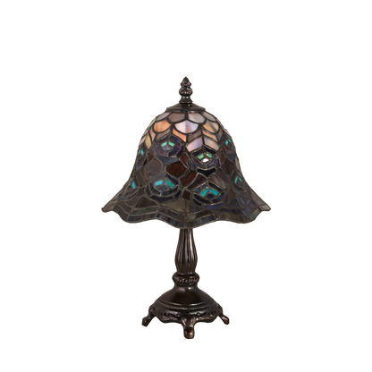 13.5 small tiffany lamp peacock