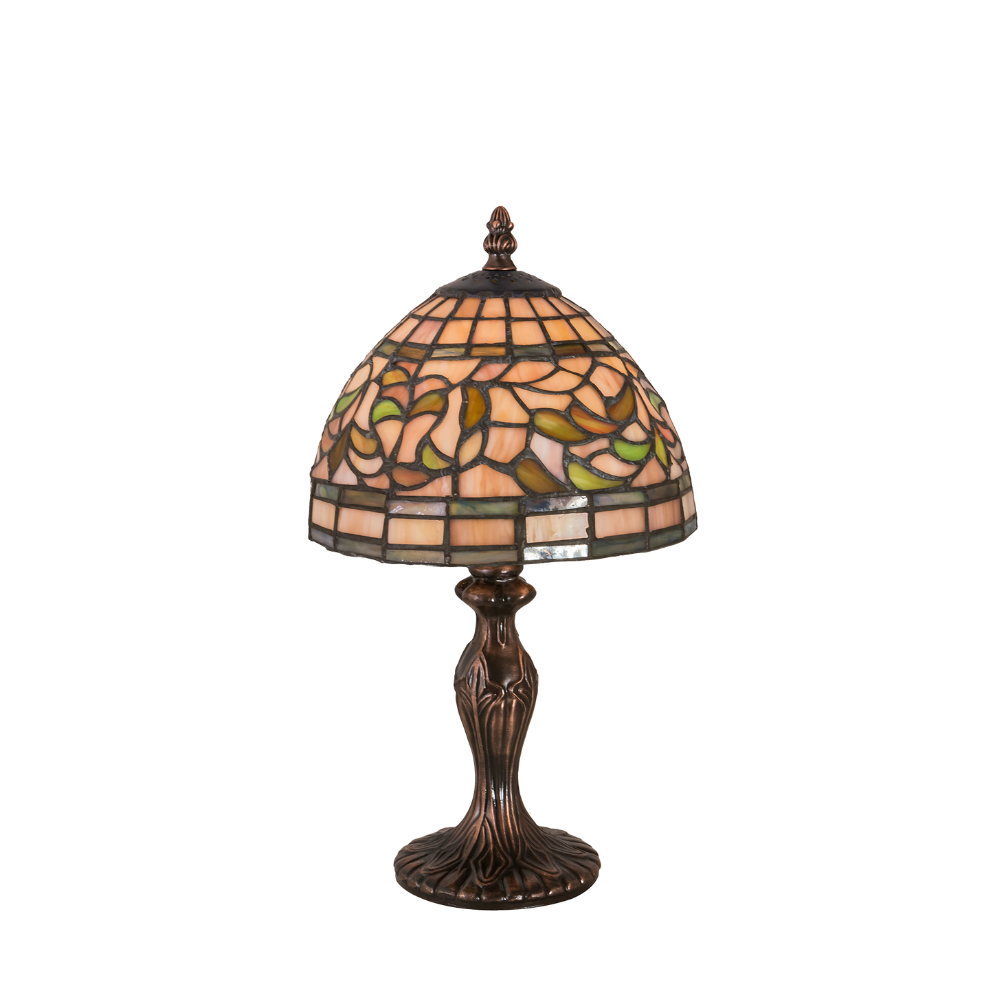 13.5 inches small tiffany lamp turning leaf