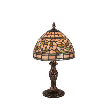 13.5 inches small tiffany lamp turning leaf