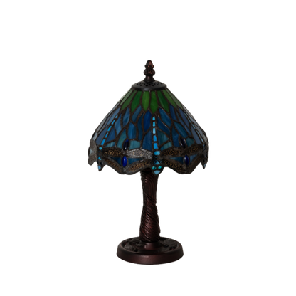 13 inch tiffany dragonfly lamp. Lamp with light off. 