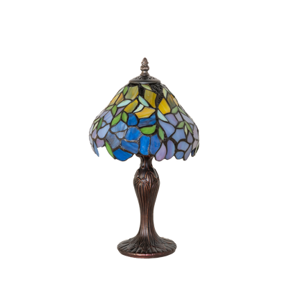 15-Inch Tiffany Floral Lamp High Duffner & Kimberly Laburnum Mini. light off
