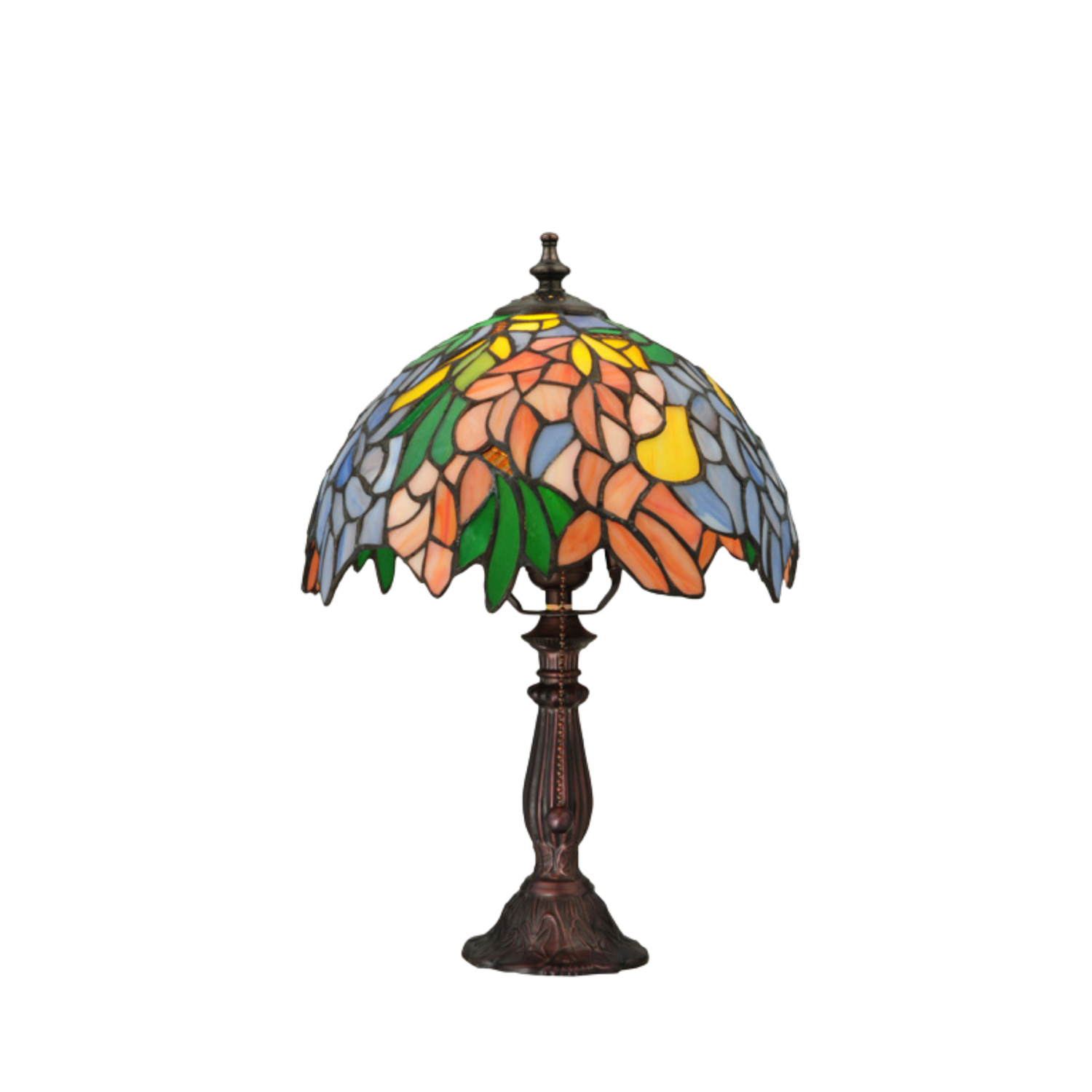 15-inch Tiffany Flower Lamp Laburnum Accent by Meyda Tiffany