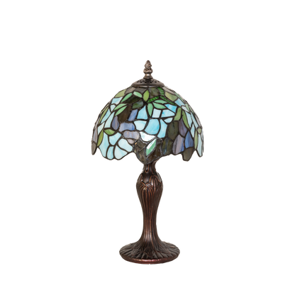 15inch Tiffany Wisteria Lamp Mini by Meyda. lamp light off