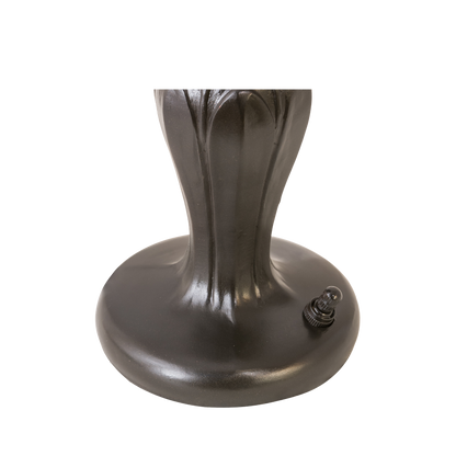 15-inch small tiffany lamp roman. Close up of base. 