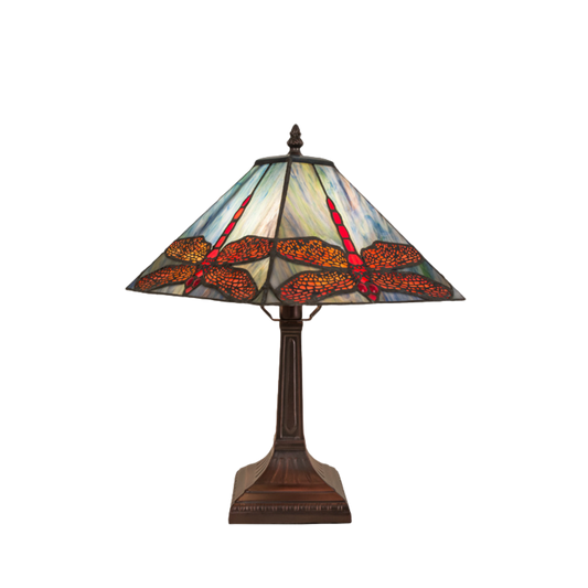15.5-inch Dragonfly Tiffany Light Prairie Accent by Meyda Tiffany