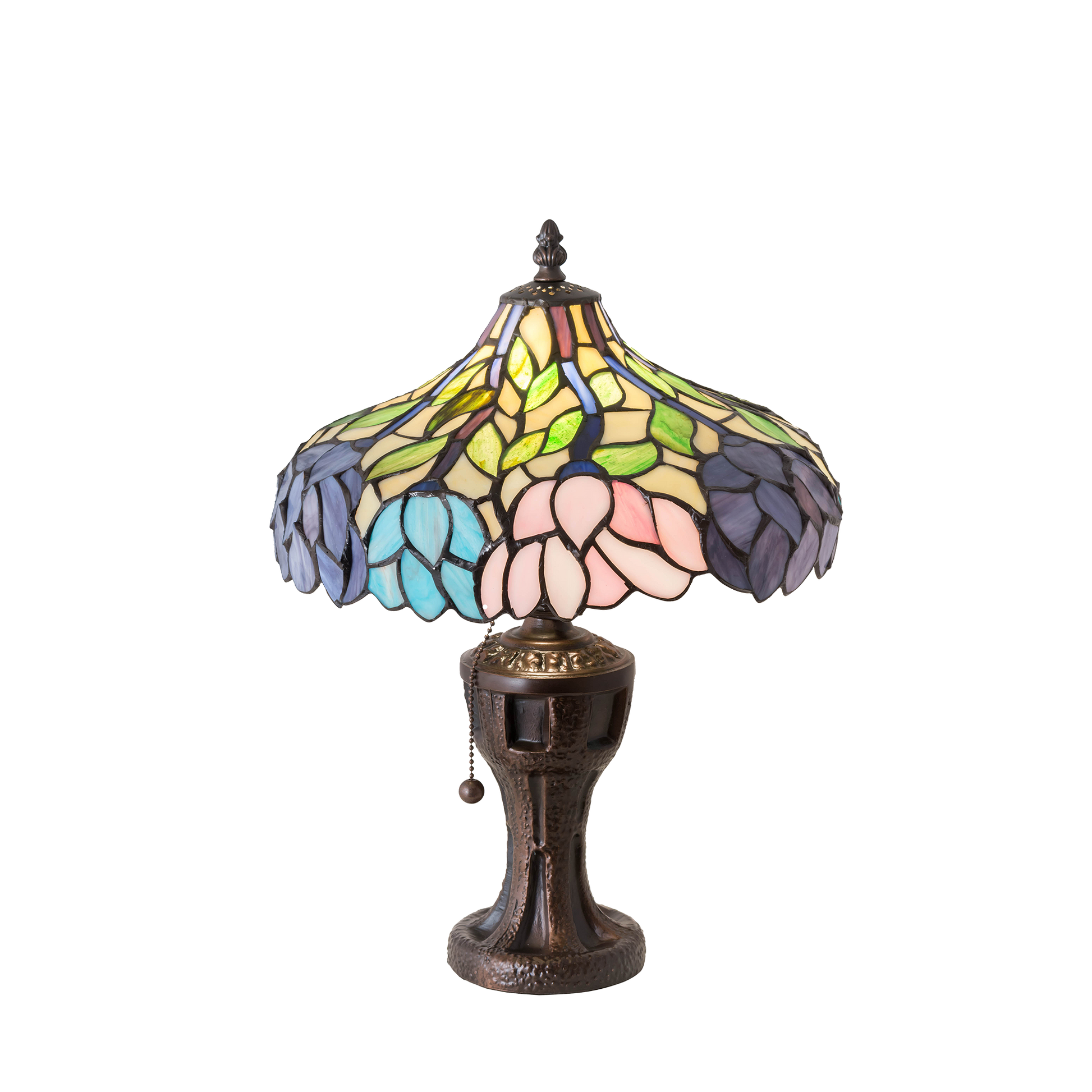 17-inch Tiffany Table Lamp 17 inch Wisteria
