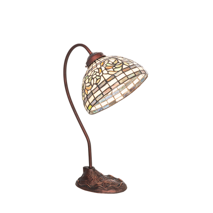 18-inch tiffany desk lamp turning leaf