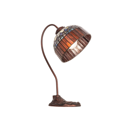 18 inch tiffany desk lamp candice. Angled view