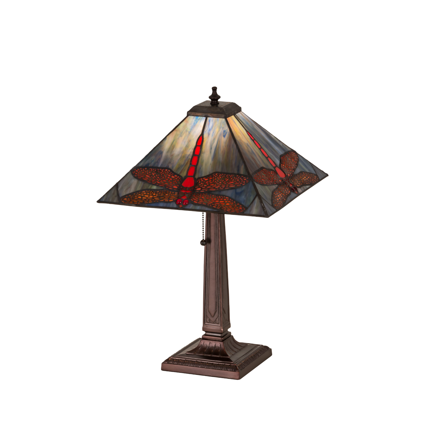 21-inch Tiffany Style Table Lamp Prairie Dragonfly by Meyda Lighting