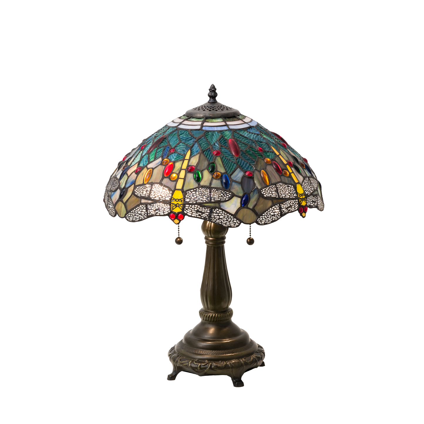 22 Inch Tiffany Table Lamp Dragonfly