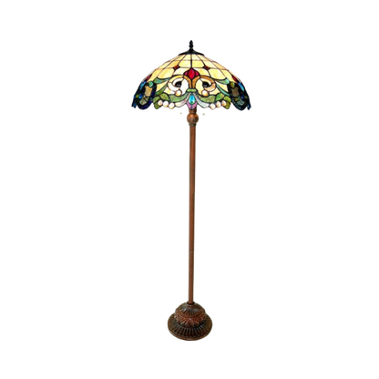 64-inch Tiffany Type Floor Lamp Dulce Victorian by Chloe Lighting