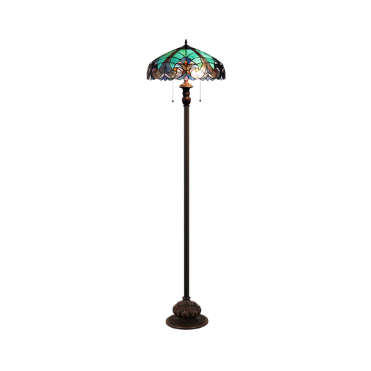 62-inch Tiffany Style Floor Lamp Liaison Victorian by Chloe Lighting