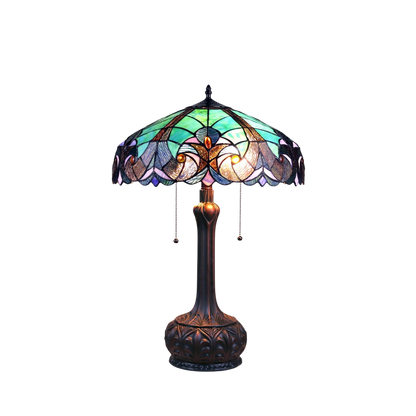 26-inch Vintage Tiffany Table Lamp Liaison Victorian by Chloe Lighting
