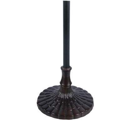 Bottom view of shade. Tiffany Type Floor Lamp Dragan Dragonfly by Chloe Lighting