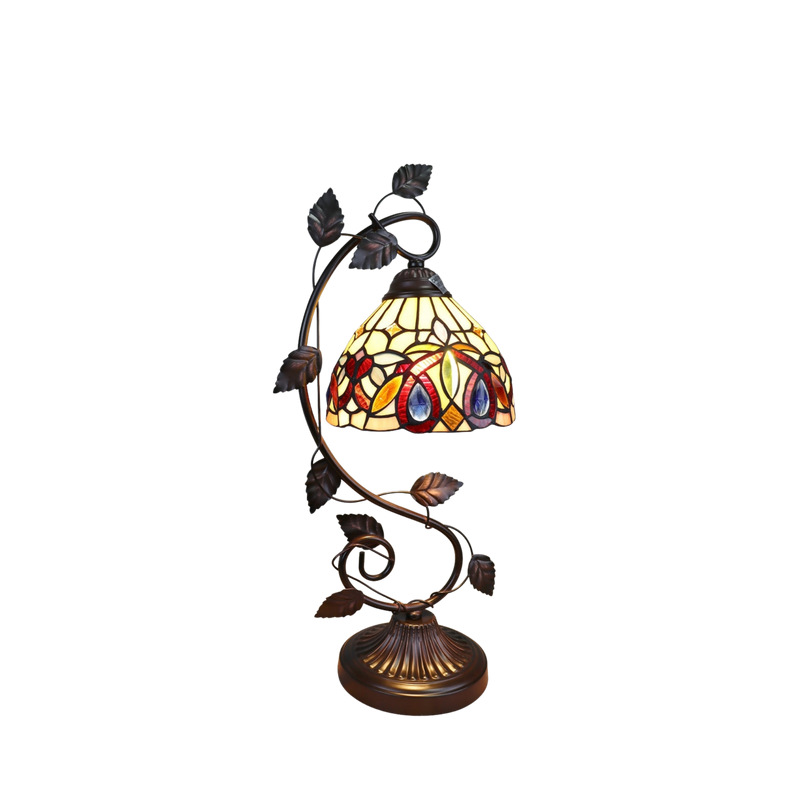 22-inch Tiffany Like Table Lamp Serenity Victorian by Chloe Lighting