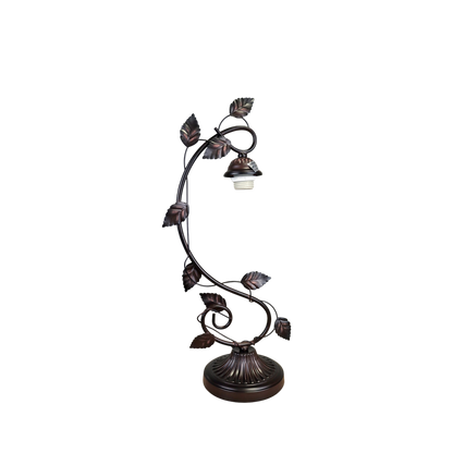 View of lamp base and hardware without shade. Tiffany Like Table Lamp Serenity Victorian by Chloe Lighting