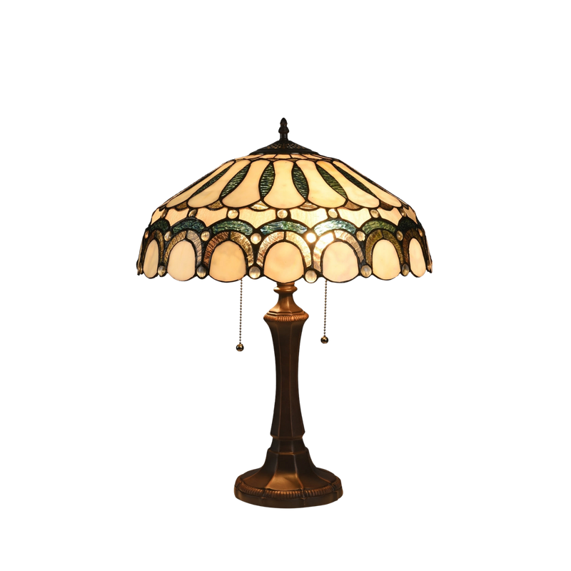 22-inch Vintage Tiffany Table Lamp Claude Victorian by Chloe Lighting