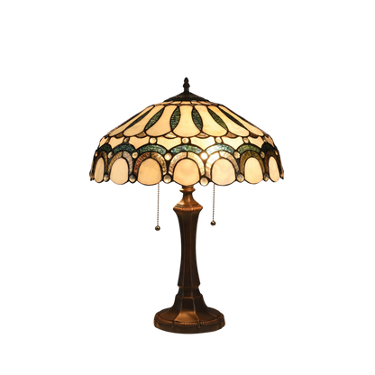 22-inch Vintage Tiffany Table Lamp Claude Victorian by Chloe Lighting