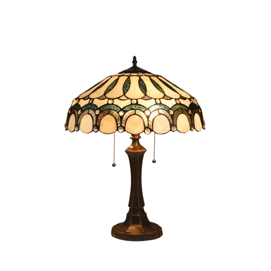 22-inch Vintage Tiffany Table Lamp Claude Victorian by Chloe Lighting