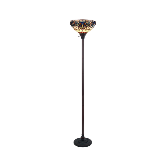 70-inch Tiffany Type Floor Lamp Serenity Victorian Torchiere by Chloe Lighting
