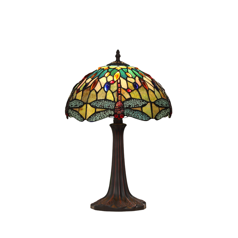 18-inch Tiffany Inspired Table Lamp Empress Dragonfly by Chloe Lighting