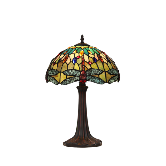 18-inch Tiffany Inspired Table Lamp Empress Dragonfly by Chloe Lighting