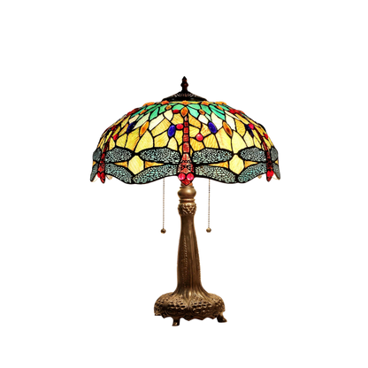 24-inch Tiffany Inspired Table Lamp Empress Dragonfly by Chloe Lighting