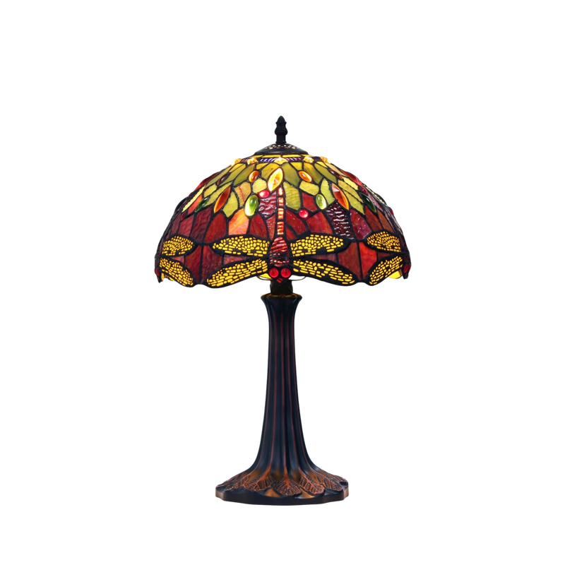 18-inch Tiffany Inspired Table Lamp Empress Dragonfly by Chloe Lighting