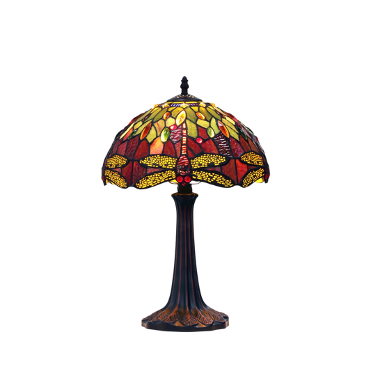 18-inch Tiffany Inspired Table Lamp Empress Dragonfly by Chloe Lighting
