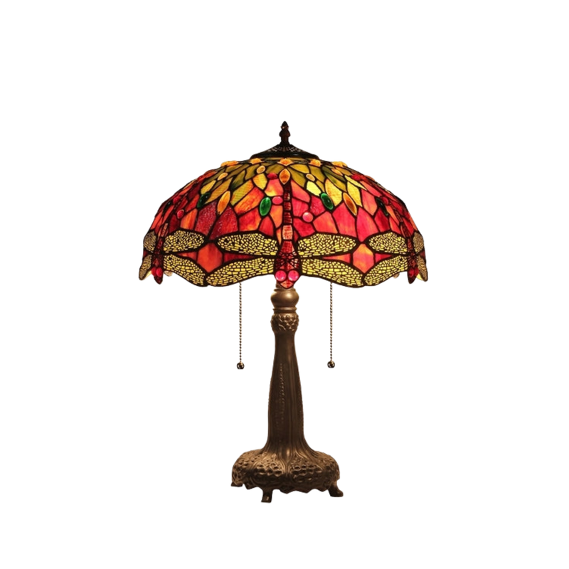 21-inch Tiffany Inspired Table Lamp Empress Dragonfly by Chloe Lighting