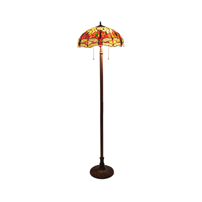 65-inch Tiffany Type Floor Lamp Empress Dragonfly by Chloe Lighting
