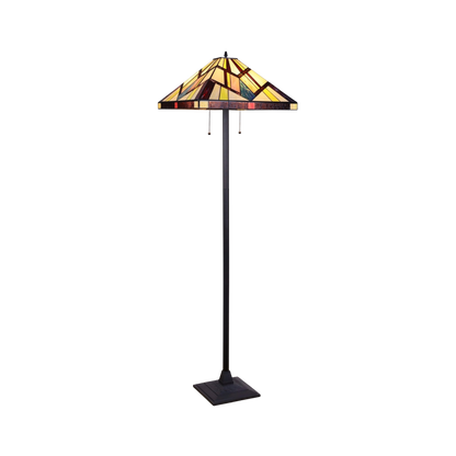 65-inch Tiffany Style Floor Lamp Vincent Mission by Chloe Lighting
