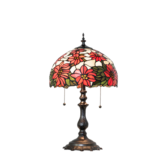 Tiffany Table Lamp Poinsettia