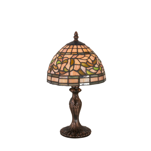 small tiffany lamp turning leaf