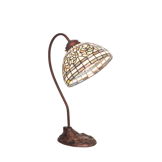 tiffany desk lamp turning leaf