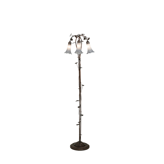 tiffany floor lamp gray pond lily