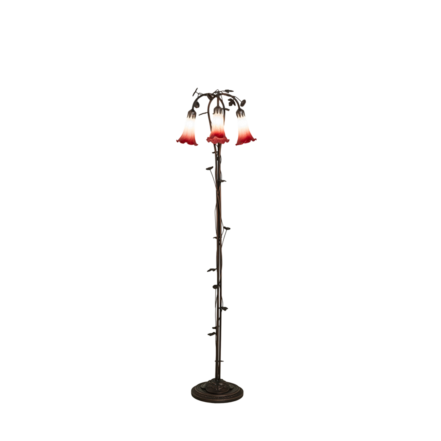 tiffany floor lamp pink pond lily